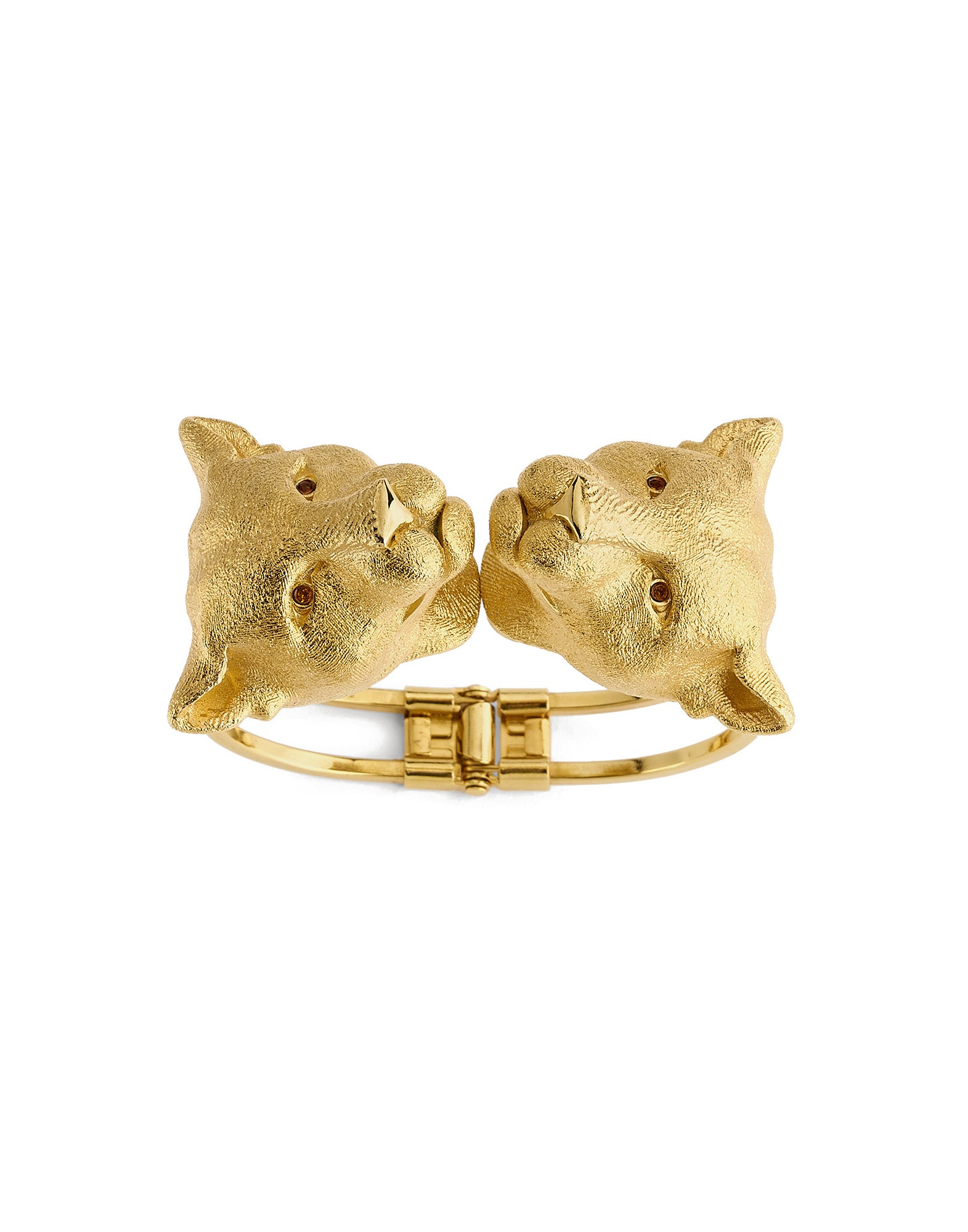 FORTE FORTE Bracciale Sculpture con Puma Oro
