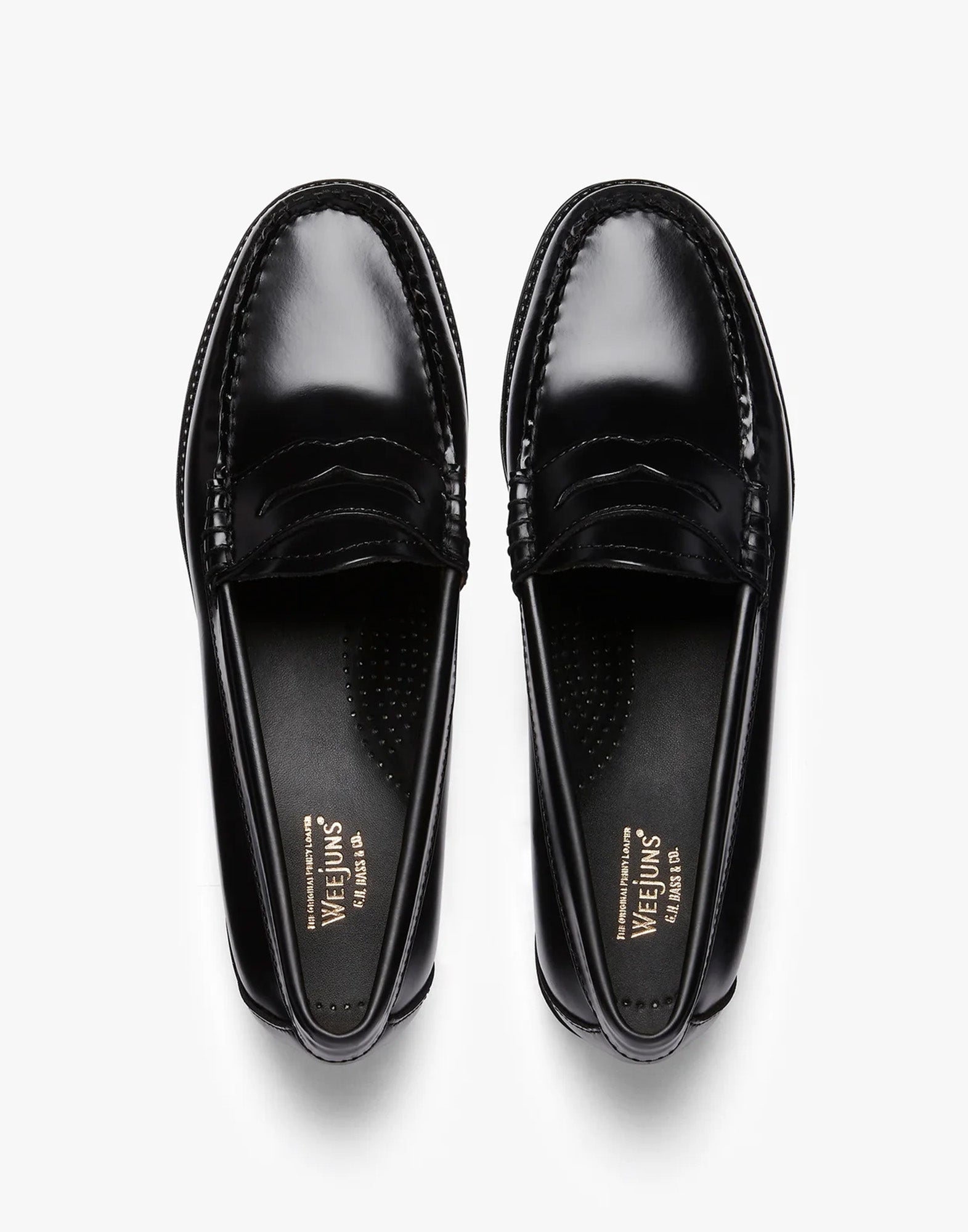 GH BASS Mocassini Easy Weejuns Penny in Pelle Nera