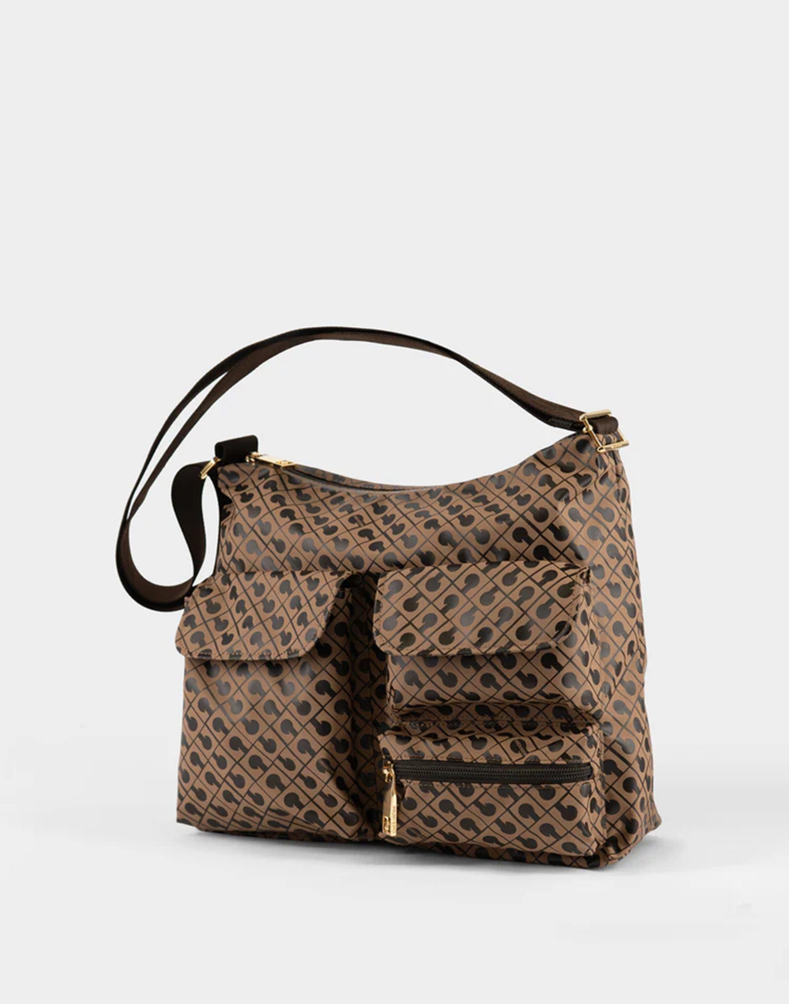 GHERARDINI Pocket Satchel Media in Softy Toffee