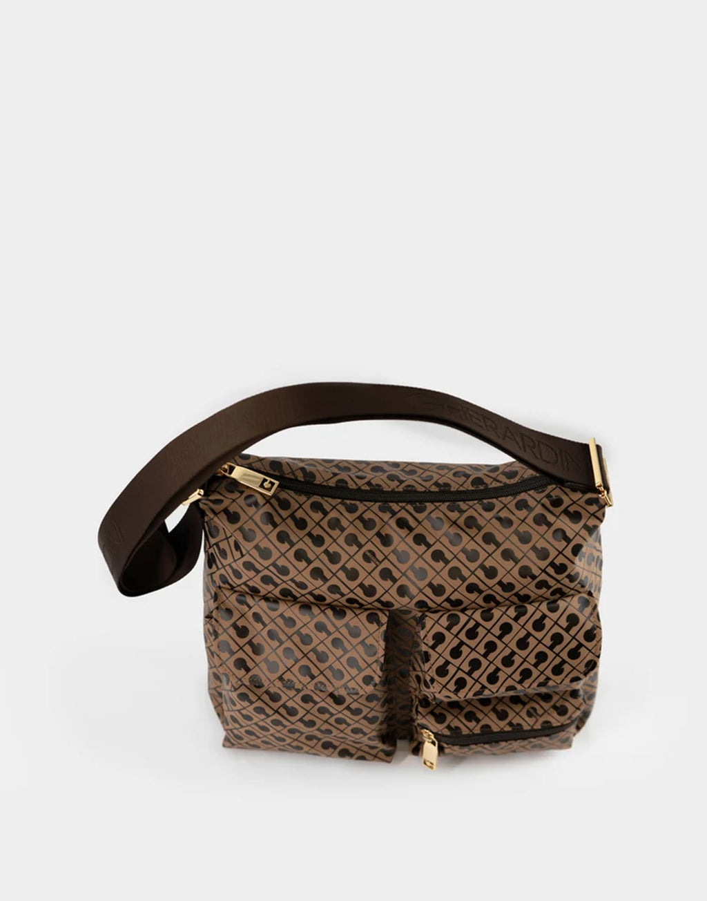 GHERARDINI Pocket Satchel Media in Softy Toffee