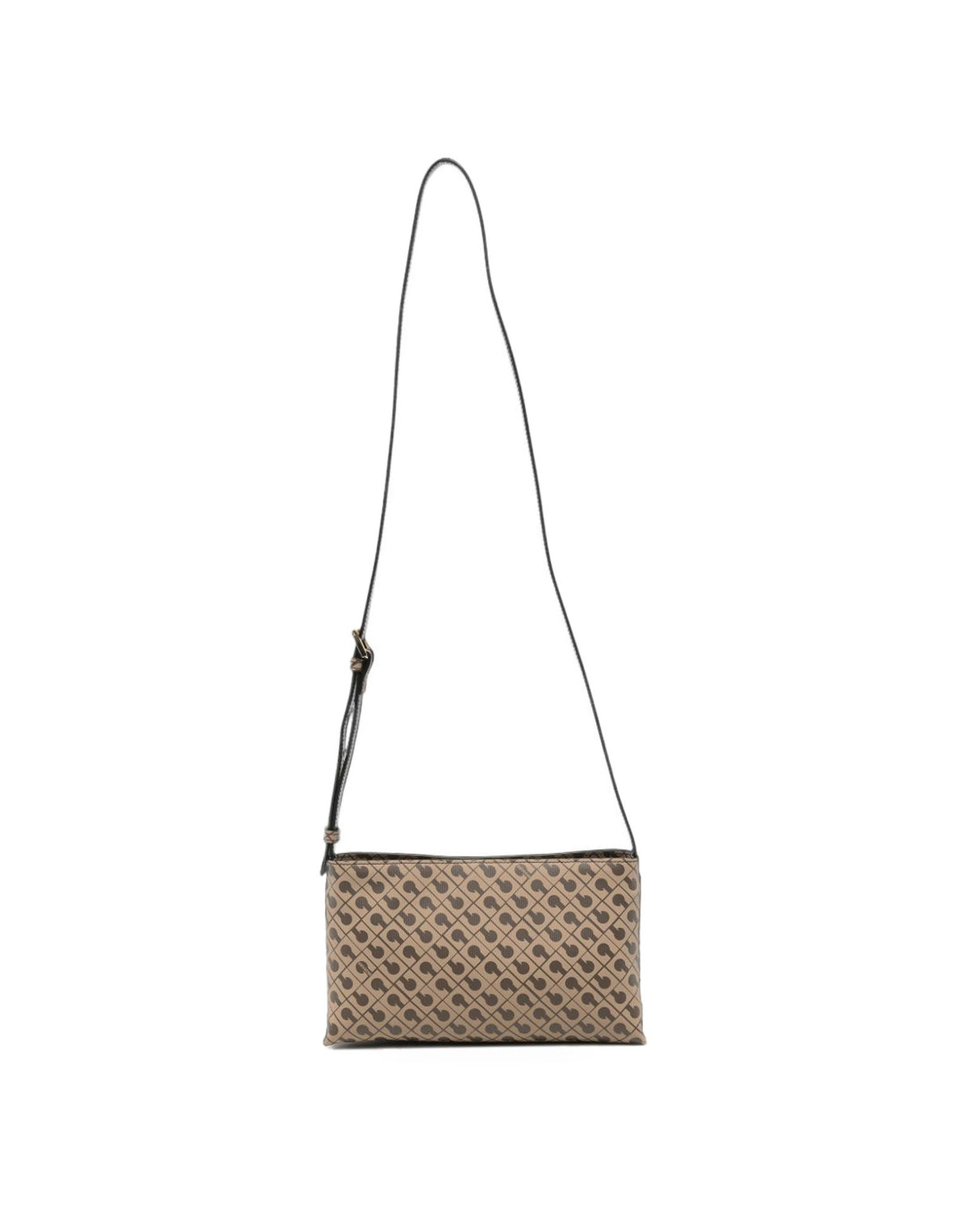 GHERARDINI Borsa a Tracolla in Millerighe Moka