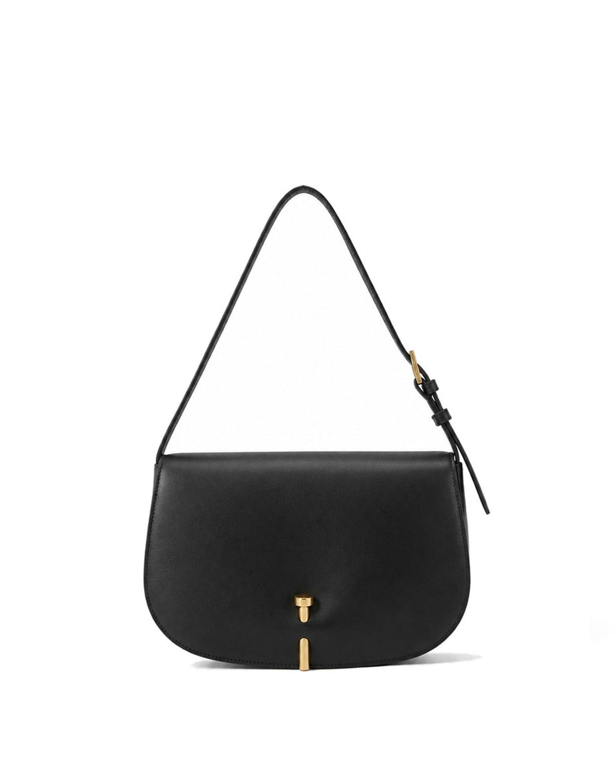 GHERARDINI Borsa Emma Medium in Pelle di Vitello Nero