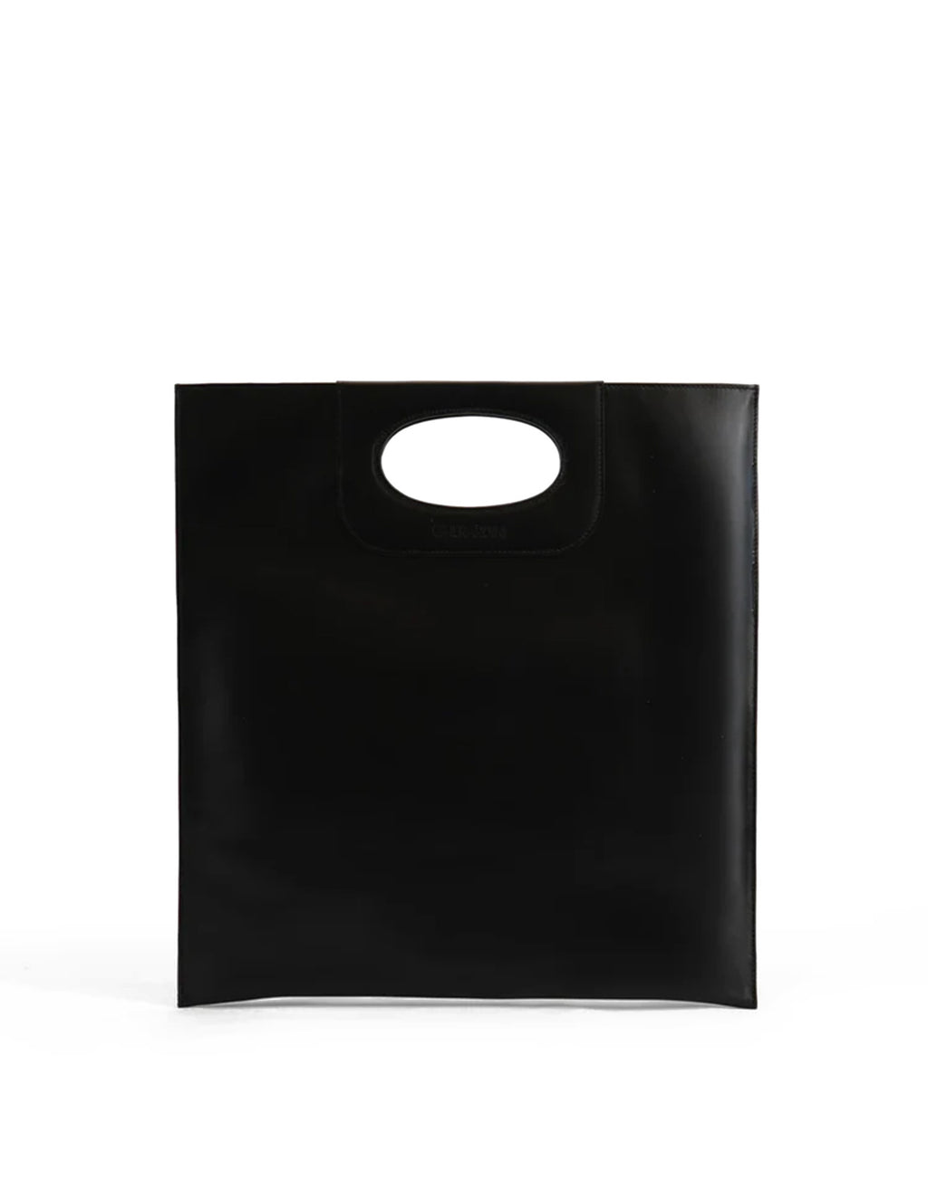GHERARDINI Piattina Edizione Limitata in Pelle di Vitello Nera