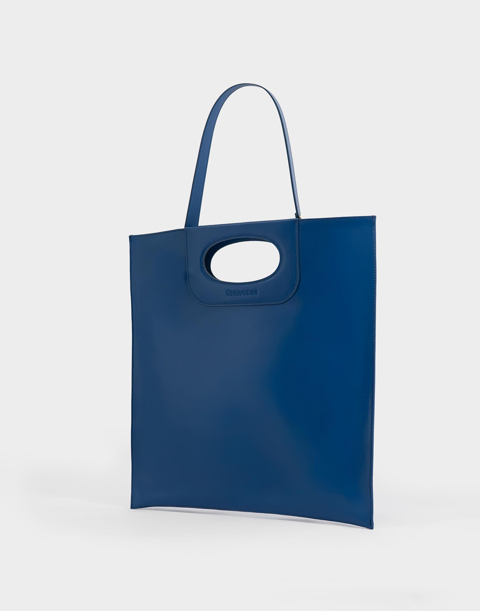 GHERARDINI Piattina in Vitello Edizione Limitata Blu Elettrico