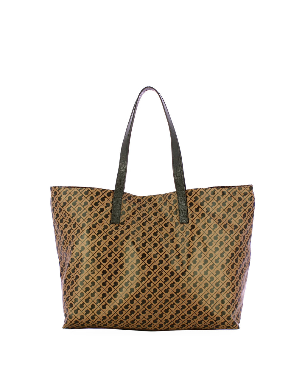 GHERARDINI Shopper Grande in Tessuto Softy Toffee