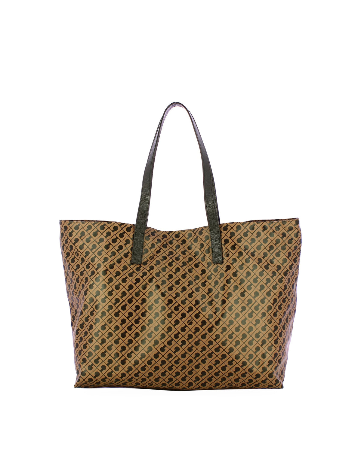 GHERARDINI Shopper Grande in Tessuto Softy Toffee