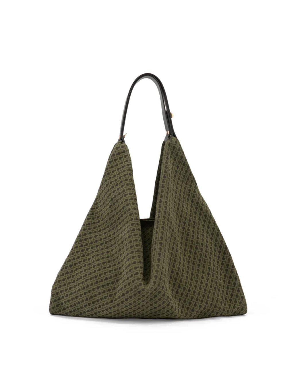 GHERARDINI Borsa Amazzonia in Camoscio Monogram Green