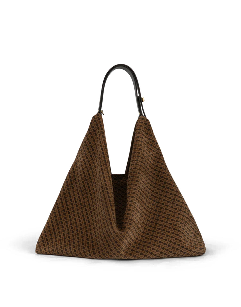 GHERARDINI Borsa Amazzonia in Camoscio Monogram Toffee