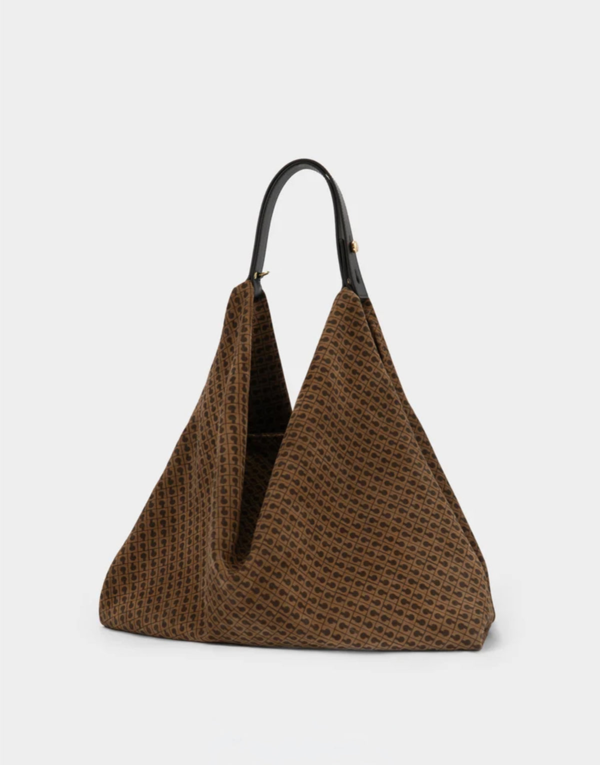 GHERARDINI Borsa Amazzonia in Camoscio Monogram Toffee
