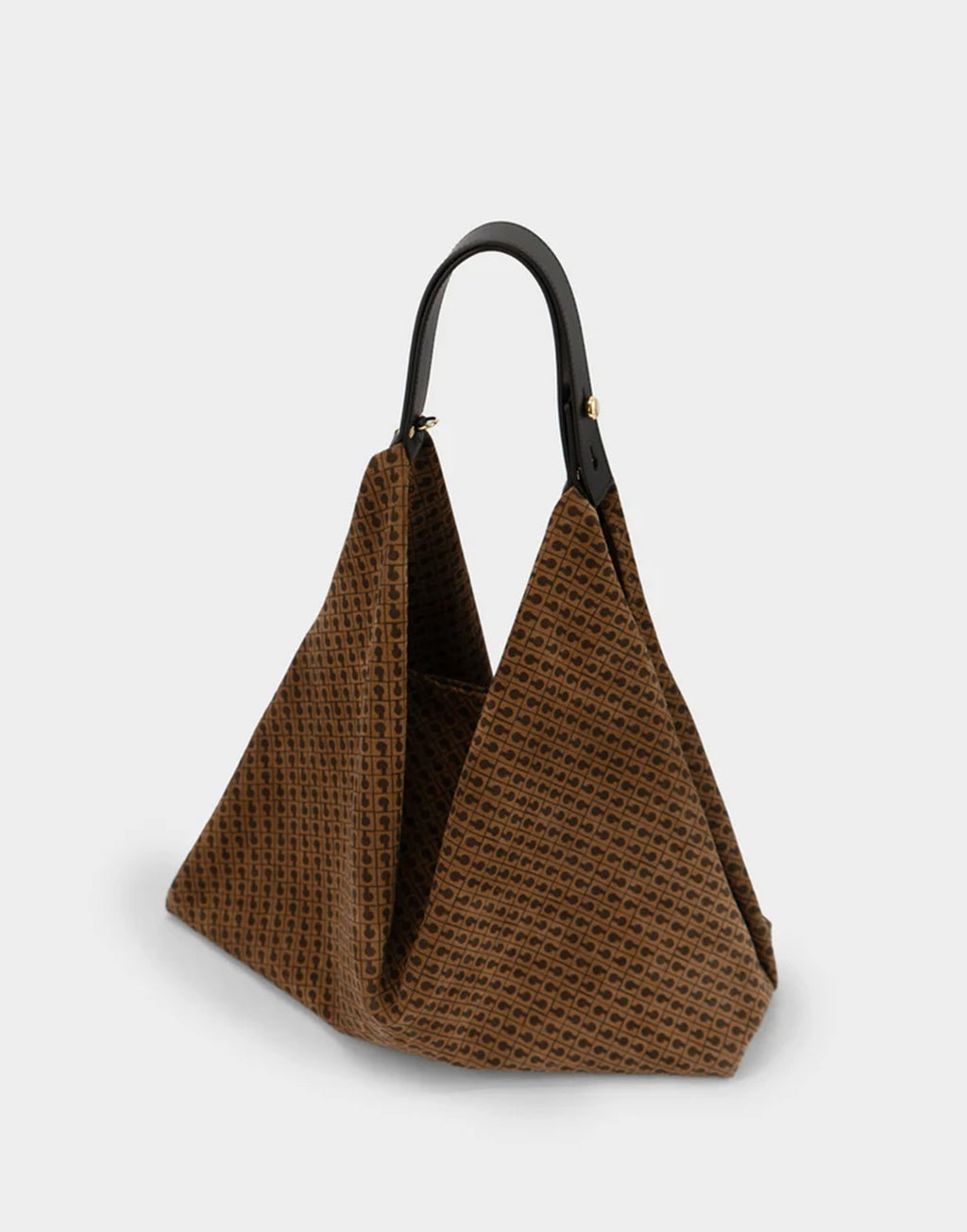 GHERARDINI Borsa Amazzonia in Camoscio Monogram Toffee