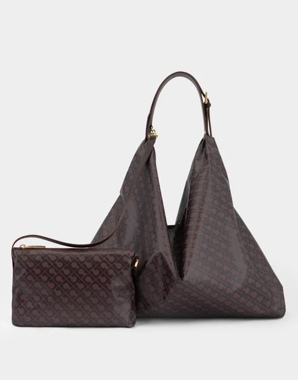GHERARDINI Borsa a Spalla Amazzonia in Tessuto Softy Bordeaux