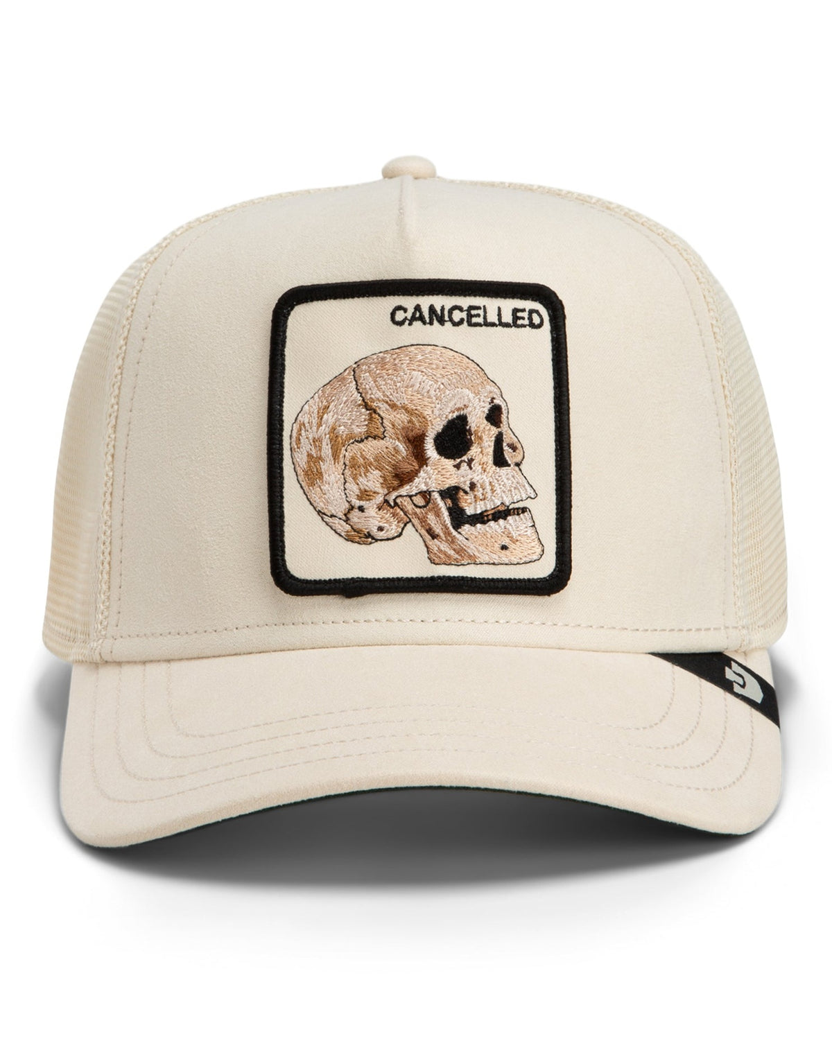 GOORIN BROS Cappellino Trucker Suede Cancelled Skull