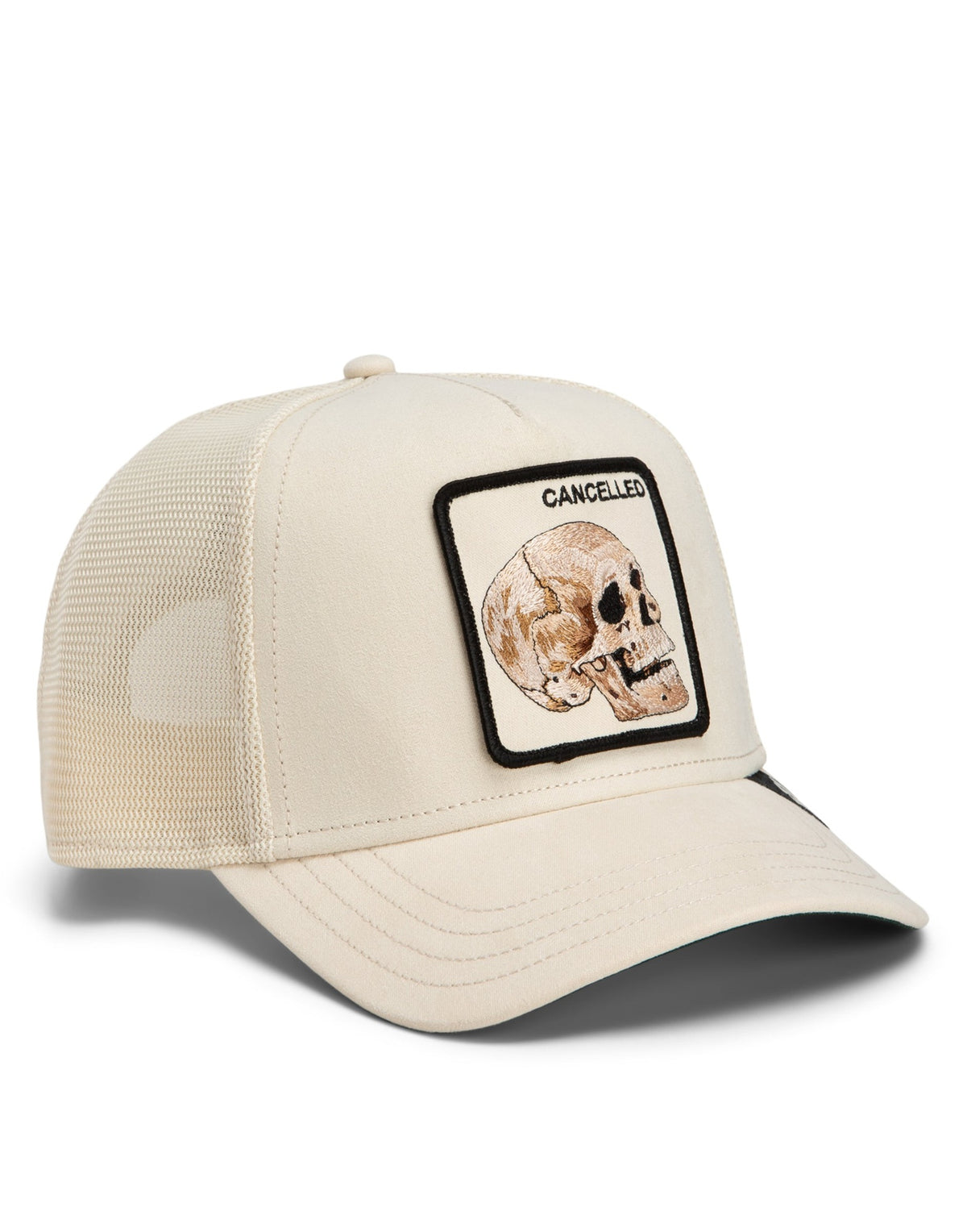 GOORIN BROS Cappellino Trucker Suede Cancelled Skull