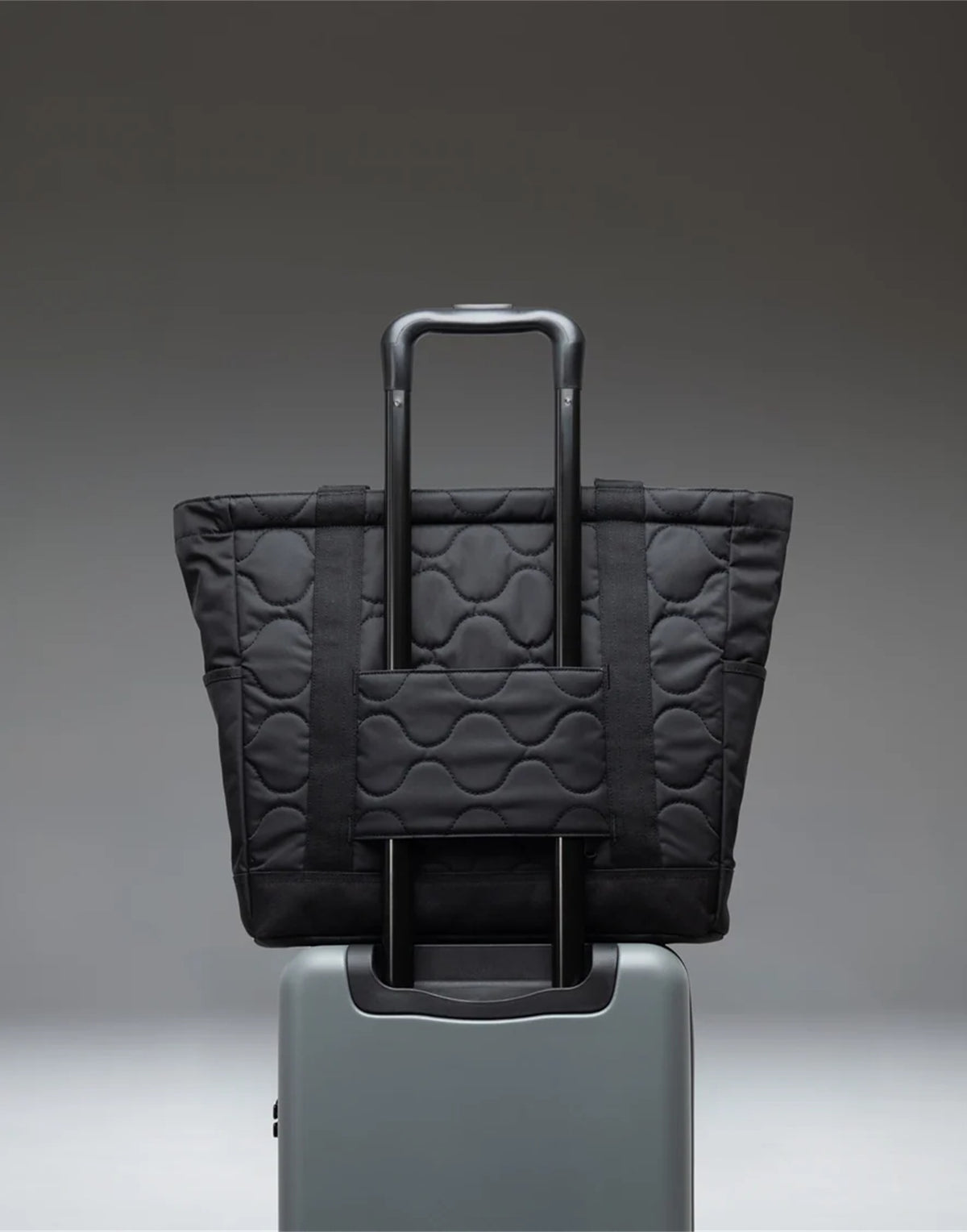 HERSCHEL Borsa Heritage Tote Quilted Black Tonal