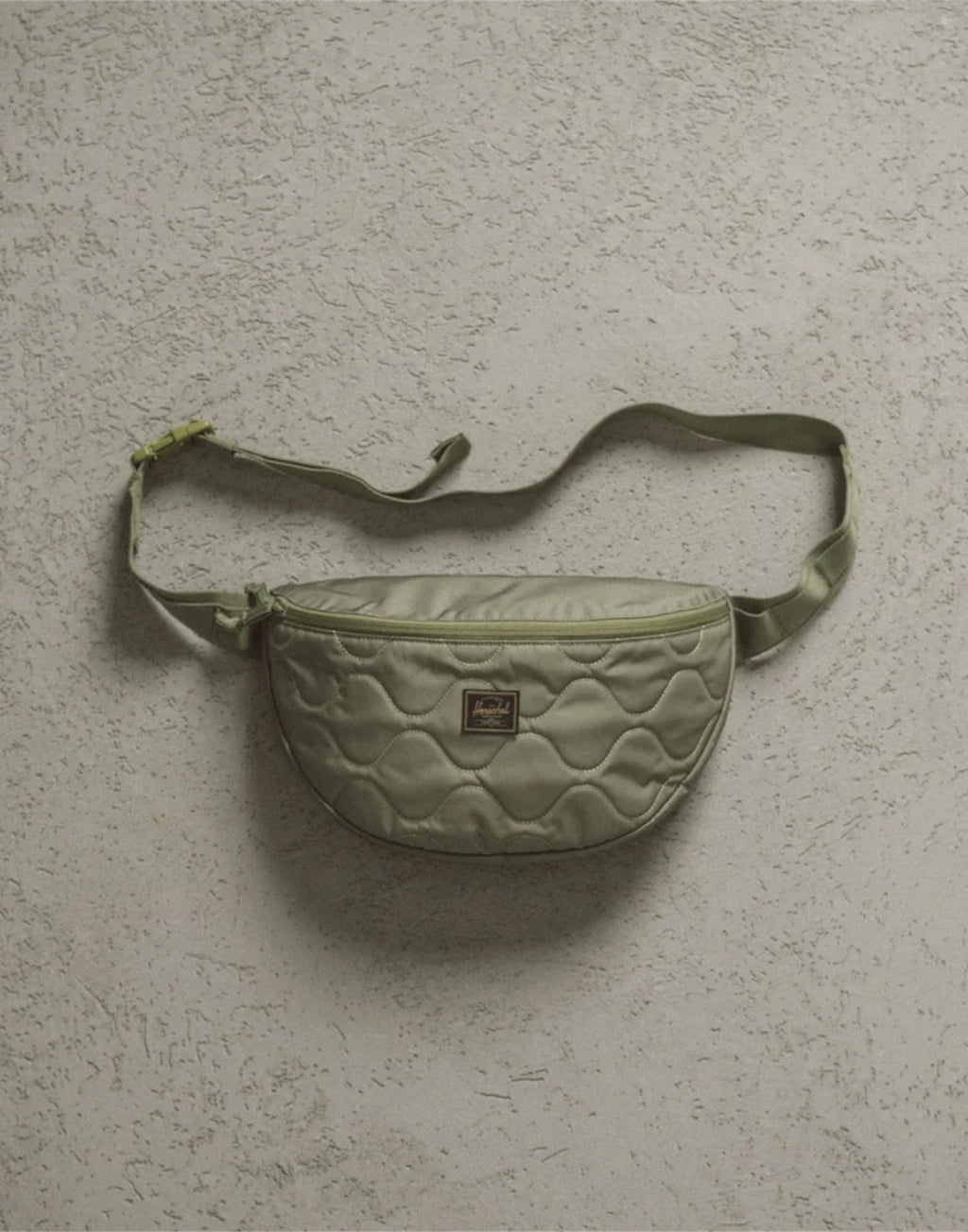 HERSCHEL Marsupio Kaine XL Quilted Loden Green Tonal