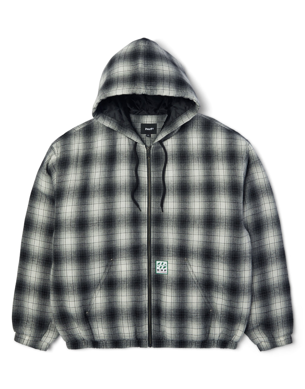 HUF Giacca Durango Work a Quadri Black