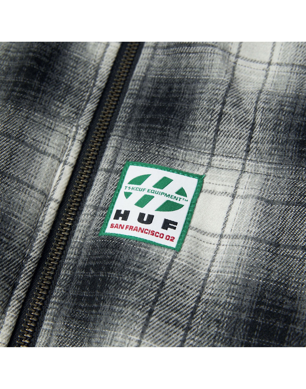 HUF Giacca Durango Work a Quadri Black