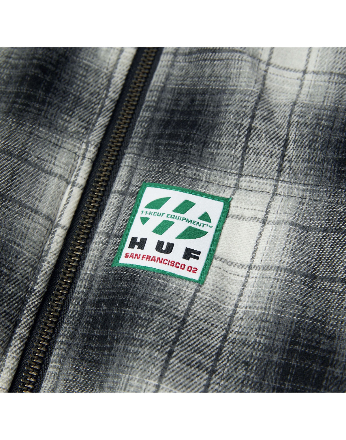 HUF Giacca Durango Work a Quadri Black