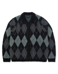 HUF Maglia Cooper con Motivo Jacquard Black