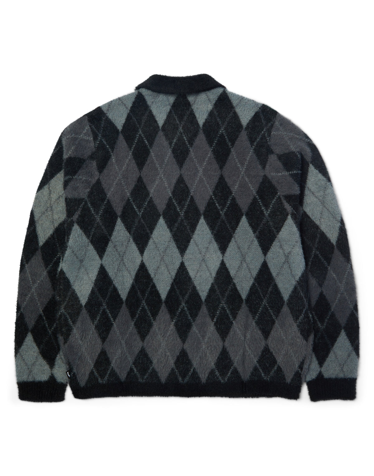 HUF Maglia Cooper con Motivo Jacquard Black
