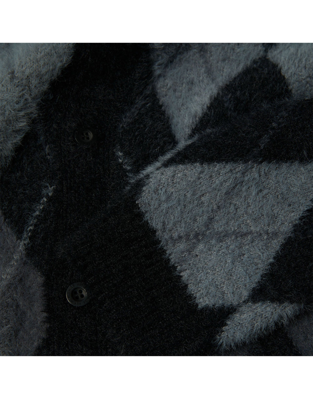 HUF Maglia Cooper con Motivo Jacquard Black