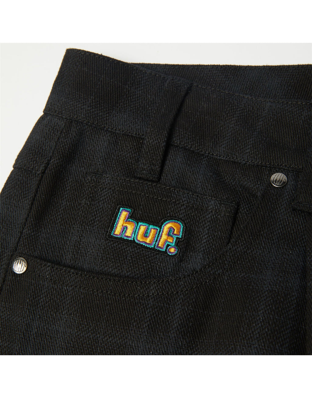 HUF Pantaloni Cromer a Quadri Black