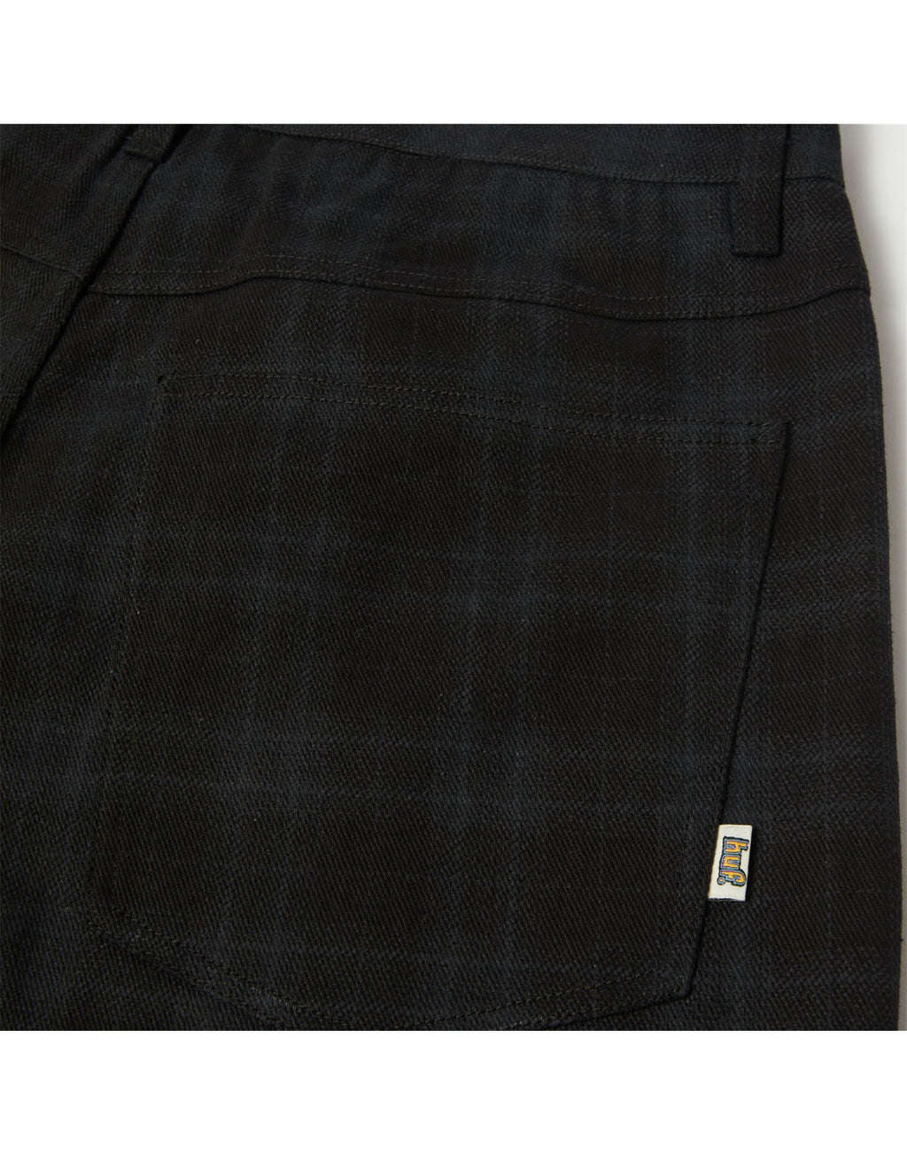 HUF Pantaloni Cromer a Quadri Black