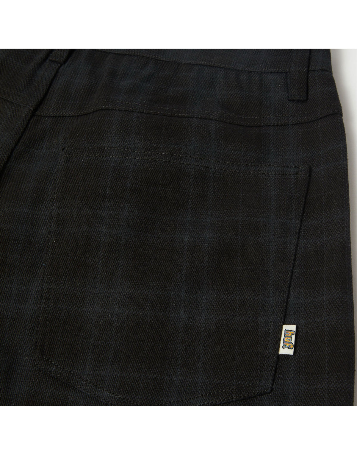 HUF Pantaloni Cromer a Quadri Black