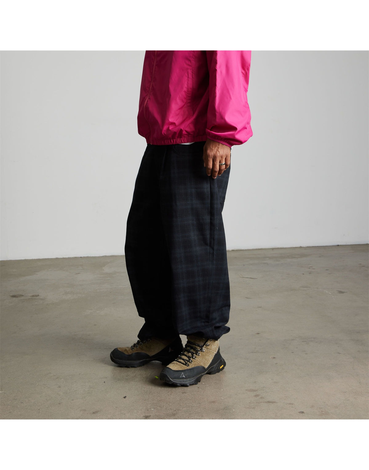 HUF Pantaloni Cromer a Quadri Black
