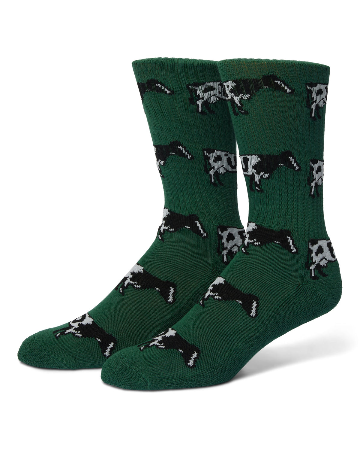 HUF Calzini Moo Crew Green