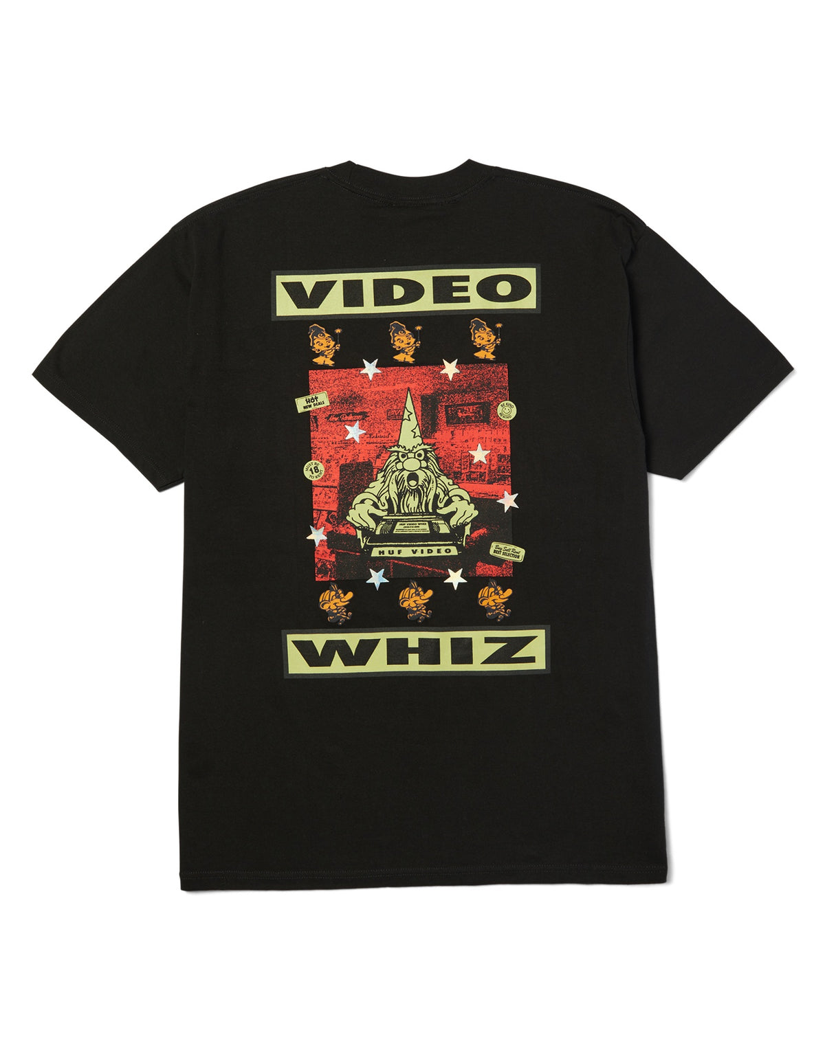 HUF T-shirt Video Genie Black