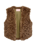 KRISTINA TI Gilet Effetto Teddy