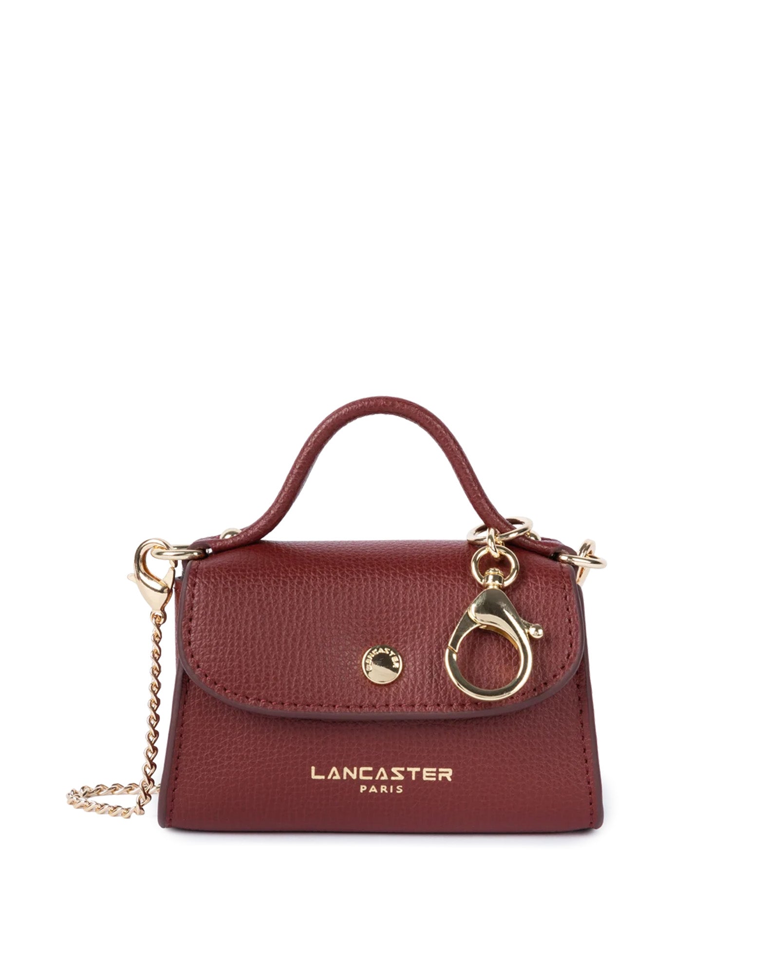 LANCASTER Portamonete Sierra PM in Pelle Granata Bordeaux