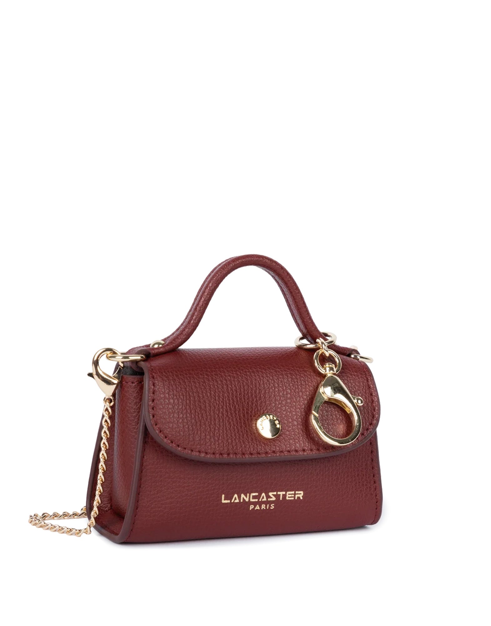 LANCASTER Portamonete Sierra PM in Pelle Granata Bordeaux