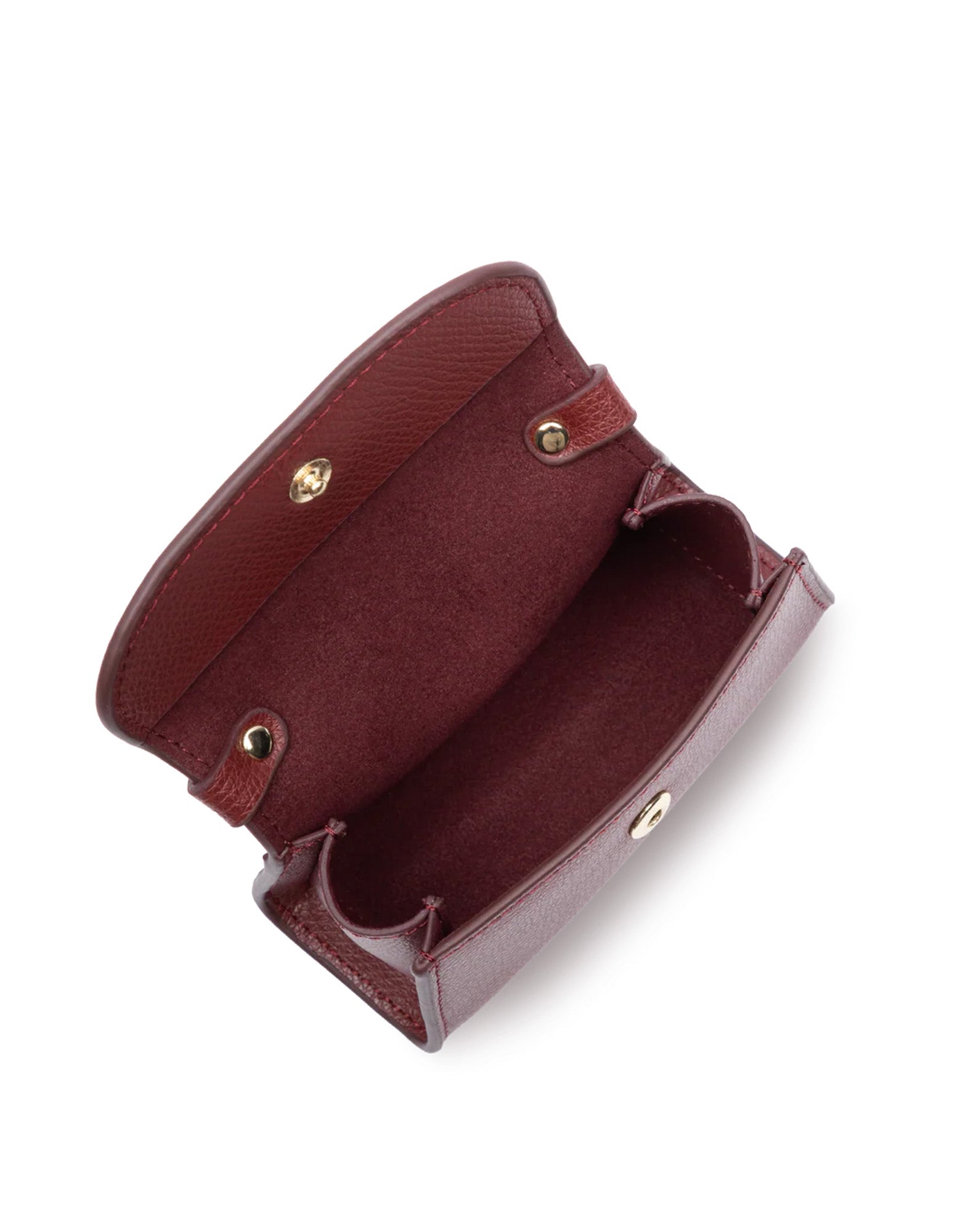 LANCASTER Portamonete Sierra PM in Pelle Granata Bordeaux