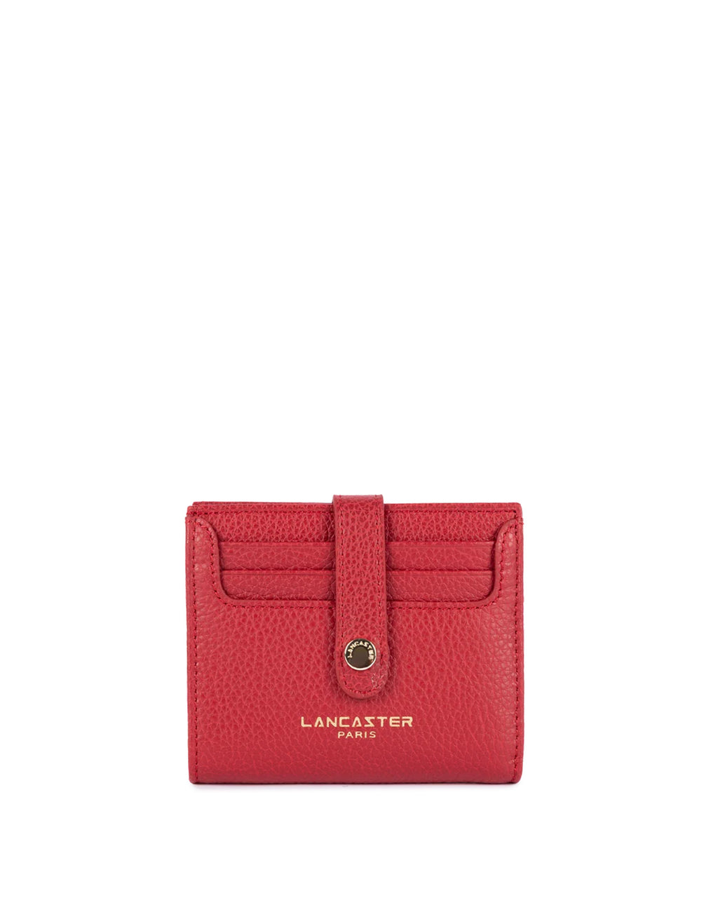 LANCASTER Milano Ana Portacarte in Pelle Granata Rouge