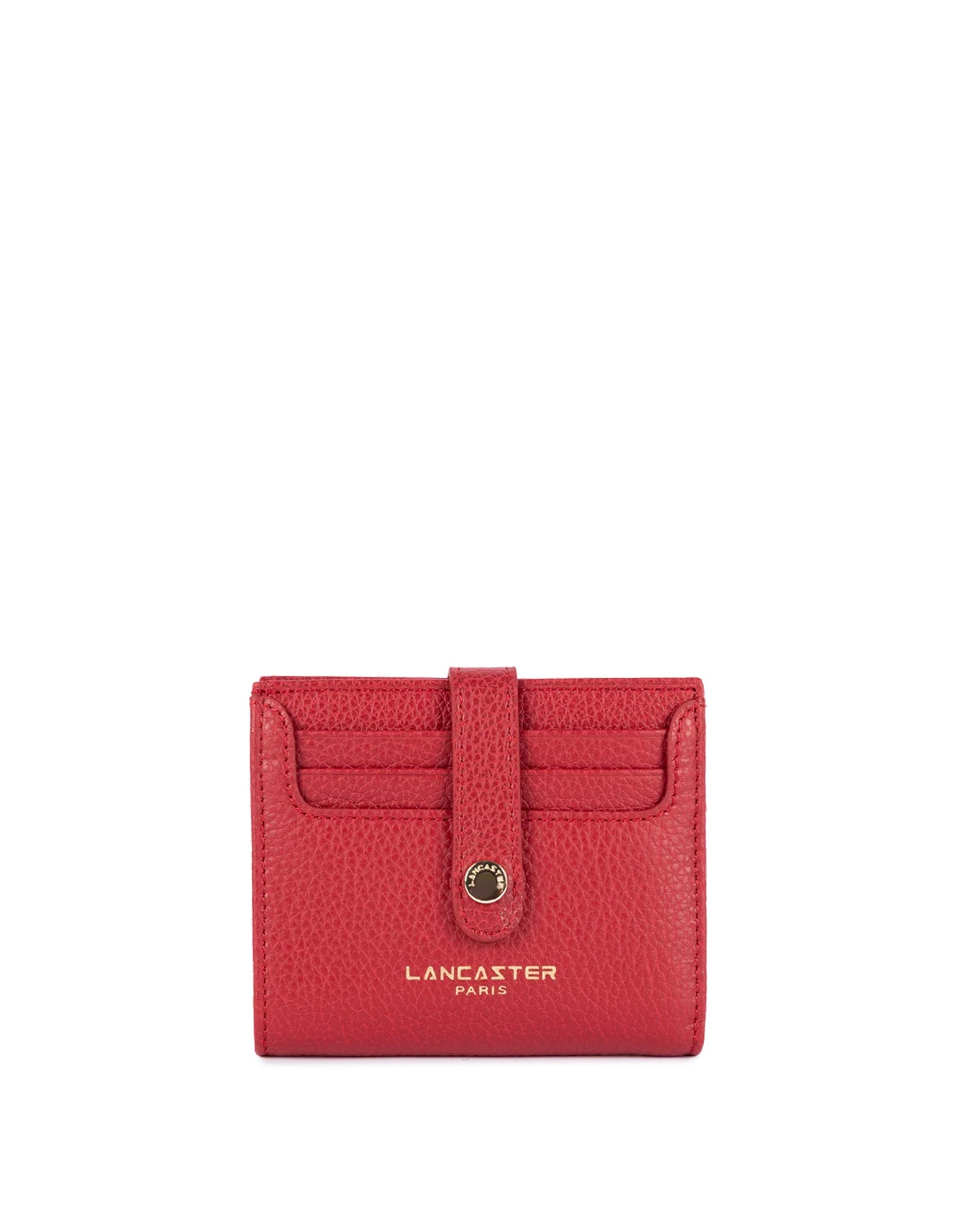 LANCASTER Milano Ana Portacarte in Pelle Granata Rouge