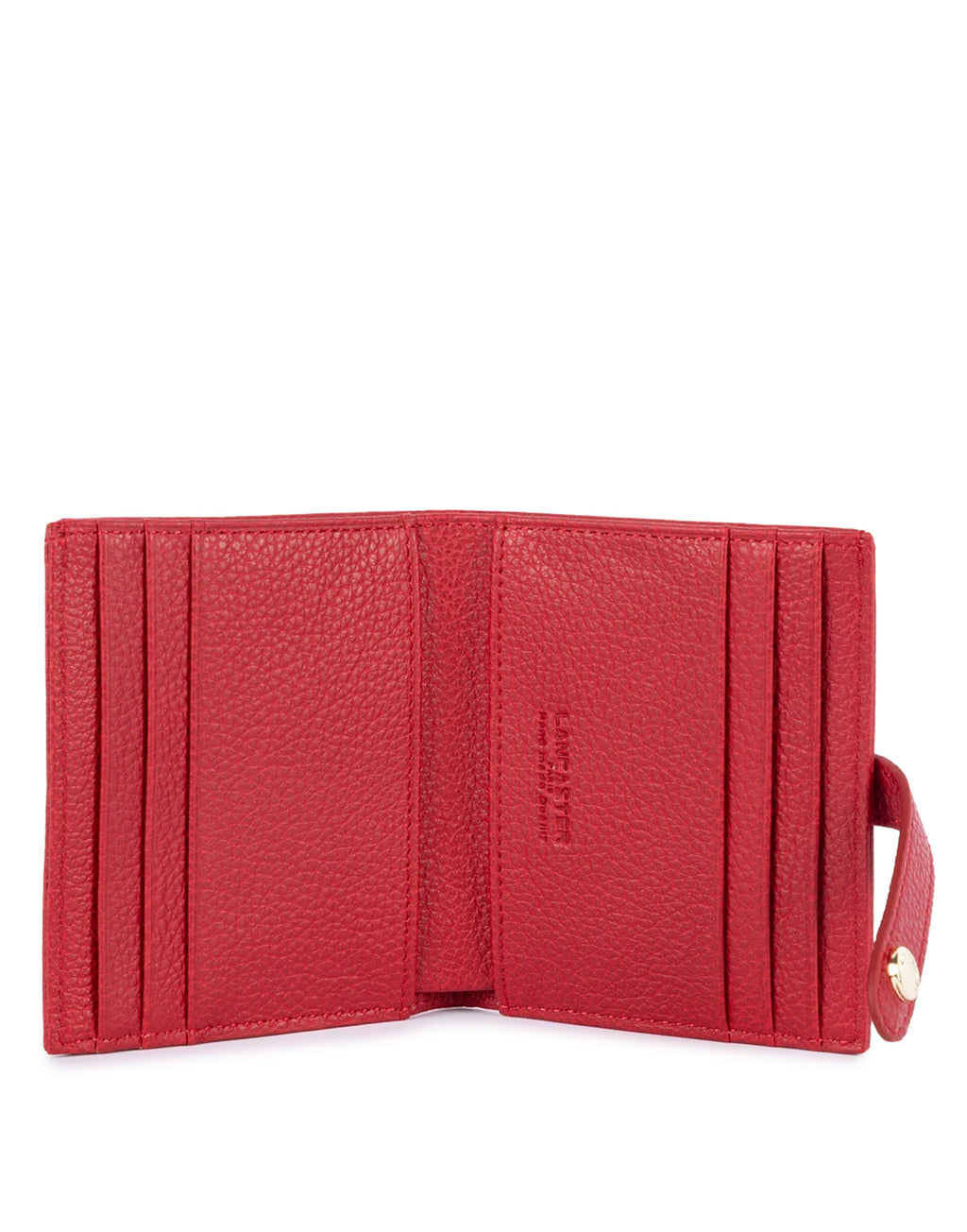 LANCASTER Milano Ana Portacarte in Pelle Granata Rouge