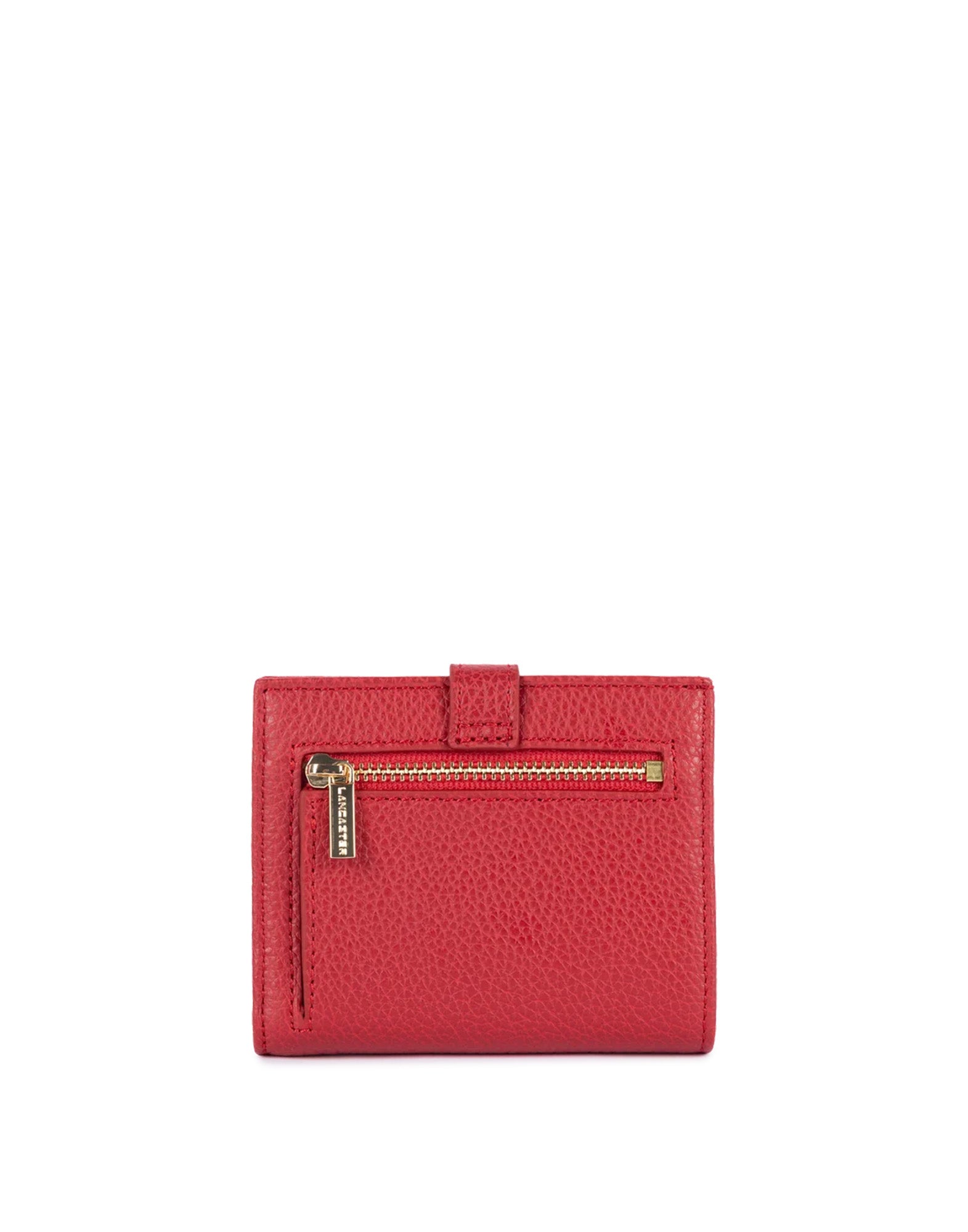 LANCASTER Milano Ana Portacarte in Pelle Granata Rouge