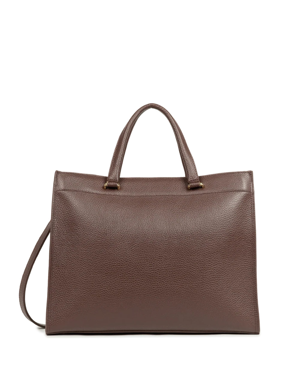 LANCASTER Foulonné Double Daily Tote Bag Marron