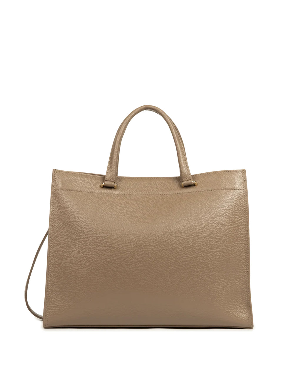 LANCASTER Foulonné Double Daily Tote Bag Taupe