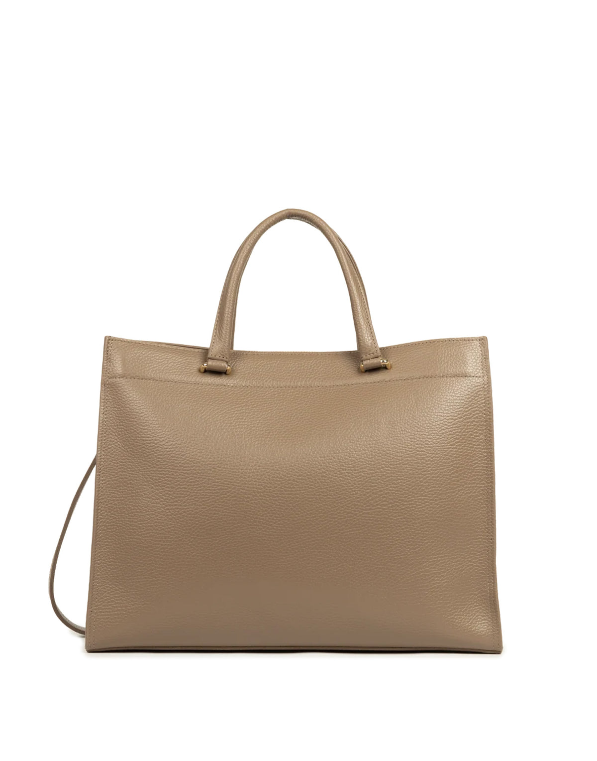 LANCASTER Foulonné Double Daily Tote Bag Taupe