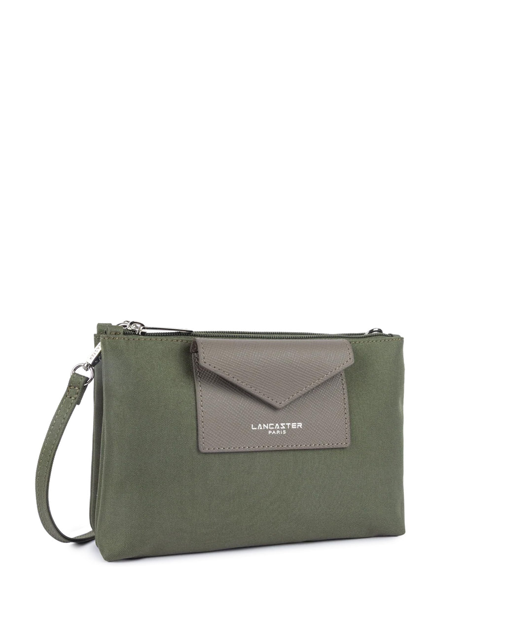 LANCASTER Smart KBA Borsa a Tracolla Kaki-Taupe
