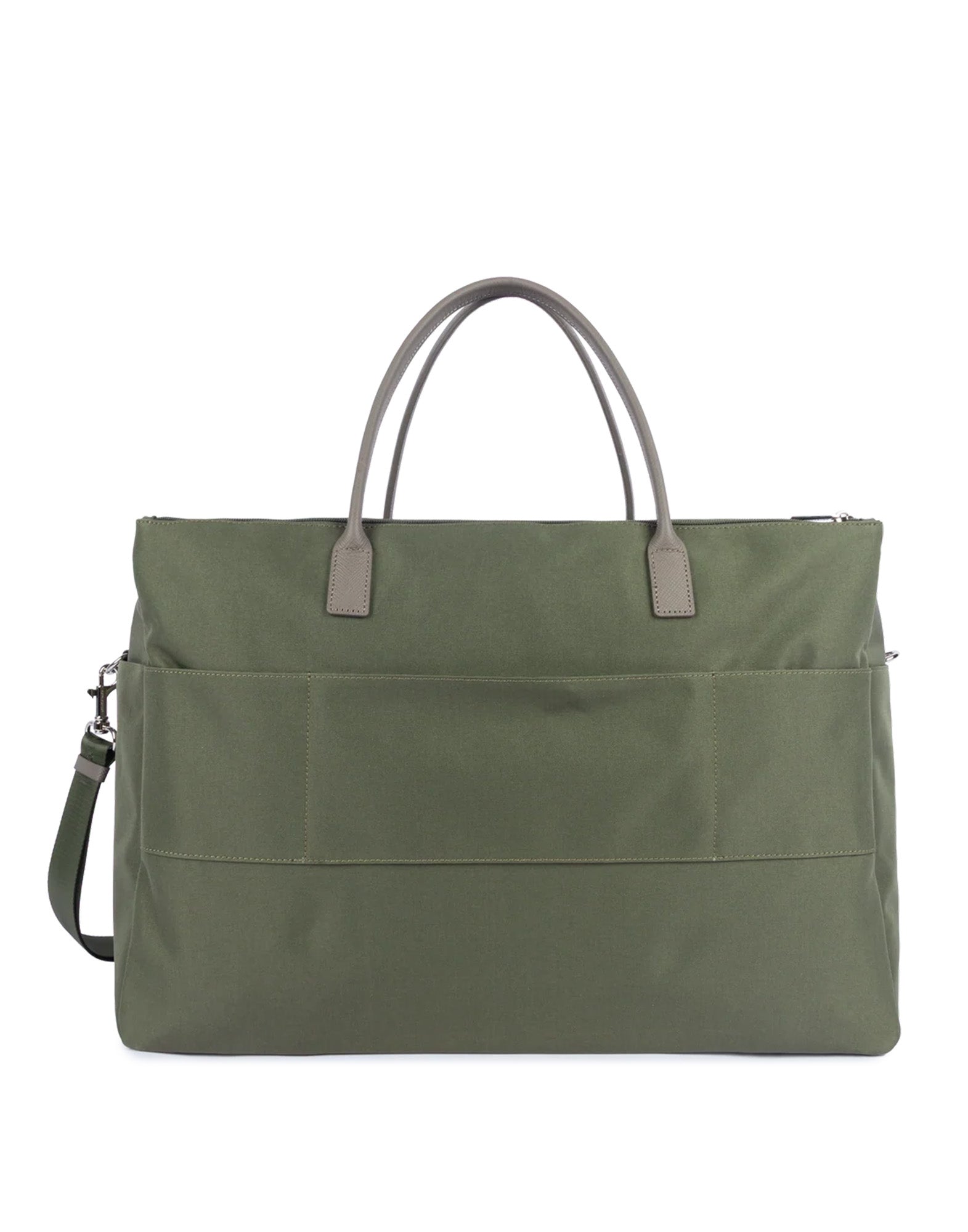 LANCASTER Smart KBA Borsa da Viaggio Kaki-Taupe