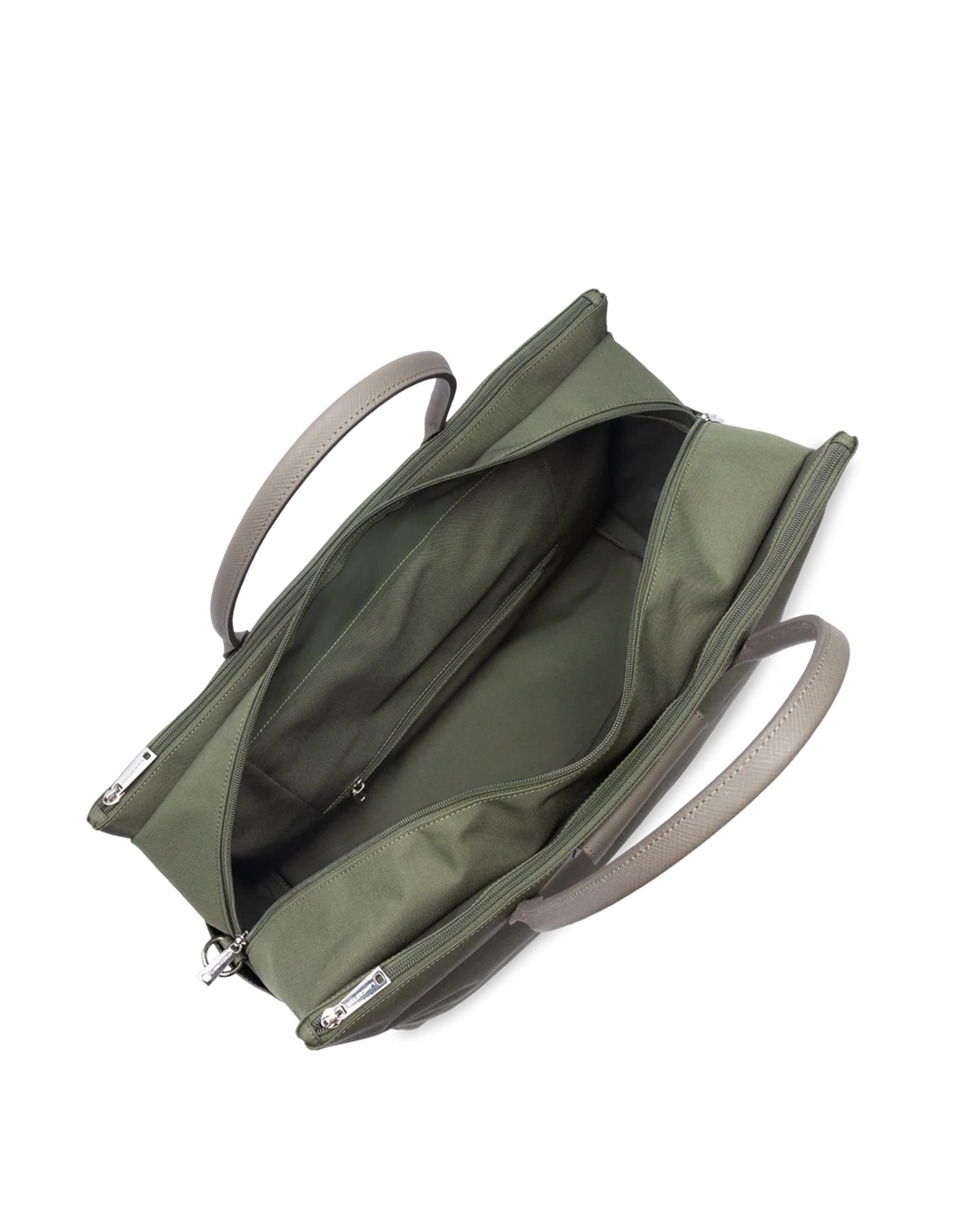 LANCASTER Smart KBA Borsa da Viaggio Kaki-Taupe