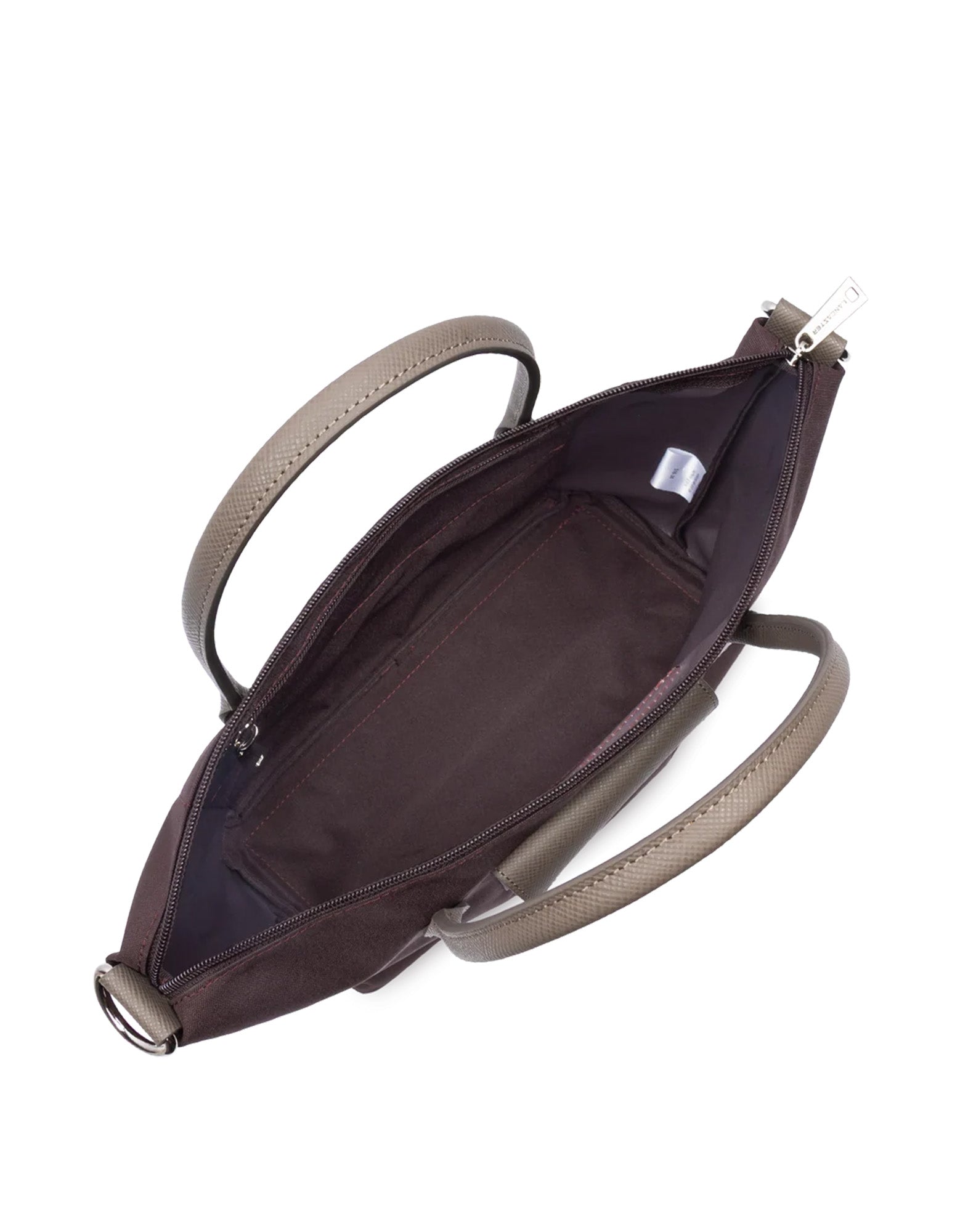 LANCASTER Smart KBA Borsa a Mano Bordeaux-Taupe