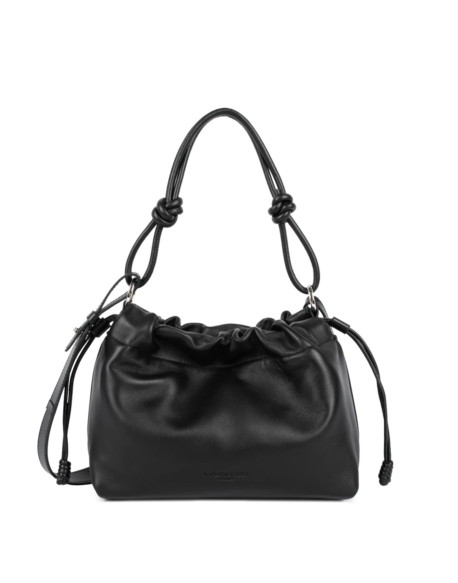 LANCASTER Lush Borsa a Tracolla in Pelle di Agnello Noir