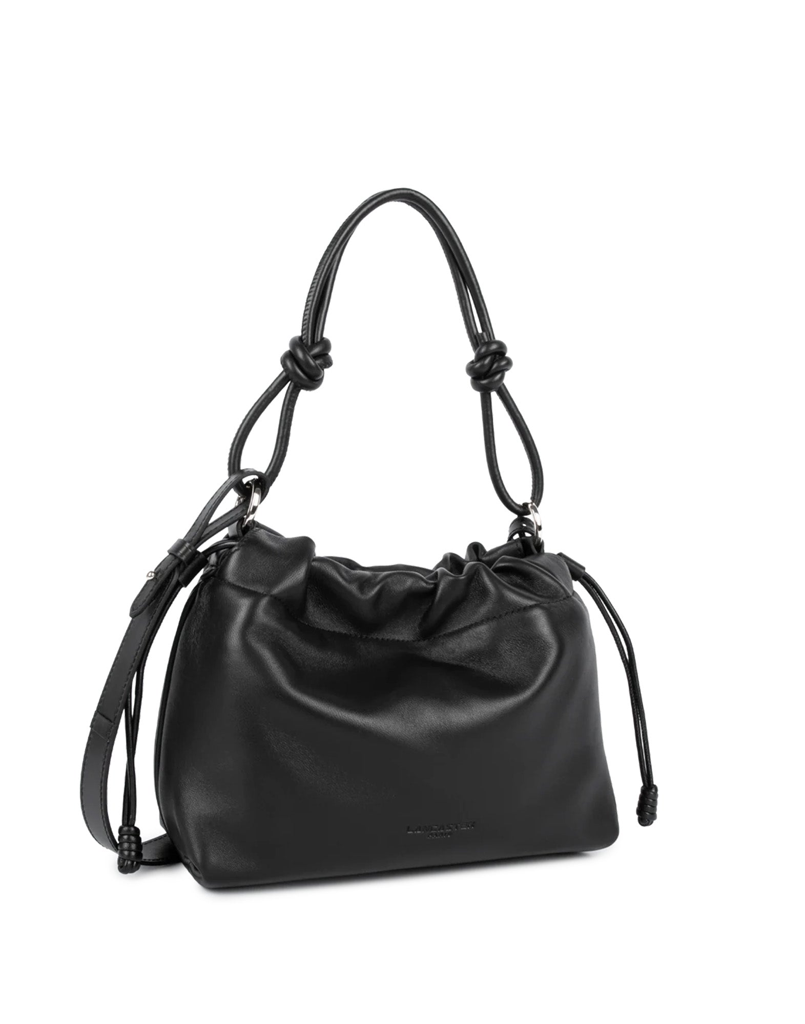 LANCASTER Lush Borsa a Tracolla in Pelle di Agnello Noir