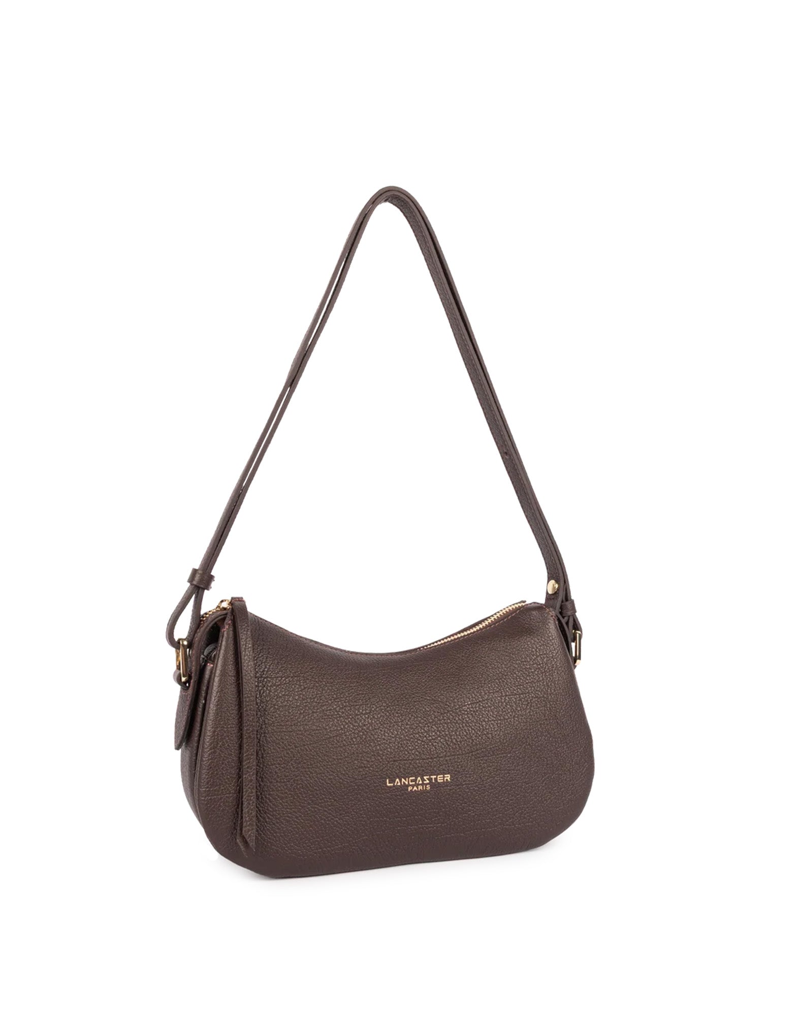 LANCASTER Dune Borsa a Tracolla in Pelle Granata Marron Foncè