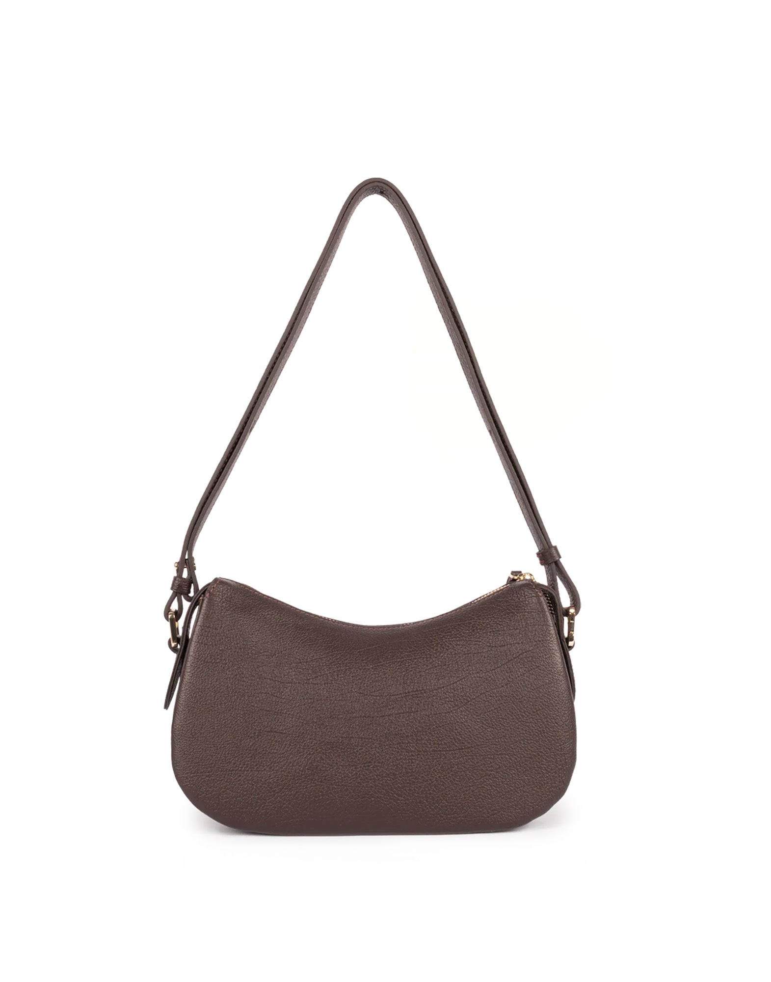 LANCASTER Dune Borsa a Tracolla in Pelle Granata Marron Foncè